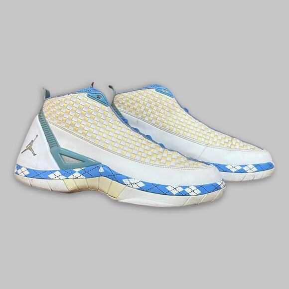 Air Jordan XX3 UNC Argyle White/Carolina Blue Men’s Sneakers - Size 8.5 - Picture 1 of 7